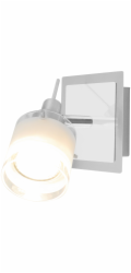 LED stropní bodové světlo Asola, 1 žárovka, matný nikl, 3,5 W, teplá bílá, 370 lm, cca 10 cm