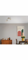LED bodové světlo Briloner, balení 2 ks, matný nikl