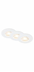 Briloner LED koupelnové zapuštěné bodové světlo IP44 teplé bílé světlo bílé
