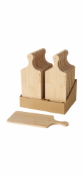 Prkénko na krájení Boltze BBQ 1 cm x 14 cm x 35 cm přírodní