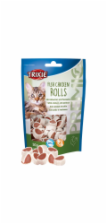 Trixie Cat Snacks Premio Fish Chicken Rolls Kuře/Trosky 50 g