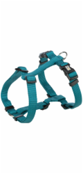 Postroj Jollypaw s popruhy ve tvaru H 30 - 40 cm x 10 mm, petrolejový
