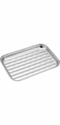 Jamestown grilovací mísa z nerezové oceli 24,5 cm x 34,5 cm x 2,5 cm