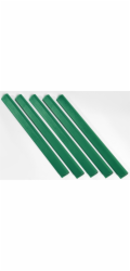 Upínací lišty pro zástěny na ochranu soukromí, zelené, 1,5 cm x 19 cm, 25 kusů.