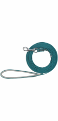 Vodítko pro psy Jollypaw, dlouhé s poutkem na ruku, 5 m x 15 mm, petrolejové