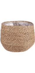 Kulatý košík Mica Decorations Jorck, světle hnědý, V 19 x O 22 cm (DxŠxV)