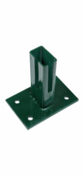 Zelená základní deska 10 cm x 15 cm pro montáž na sloupek