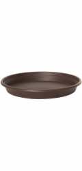 Univerzální kulatý podtácek Florus, průměr 17 cm, hnědý