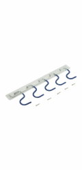 LUX-TOOLS Držák na nářadí s PVC povlakem, 5 háčků