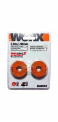 Náhradní cívka Worx WA0004 pro všechny akumulátorové vyžínače Worx 20V, balení po 2 kusech