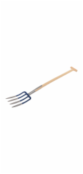 LUX-TOOLS Vidle na rýpání se 4 kopími hroty, rukojeť, 115 cm