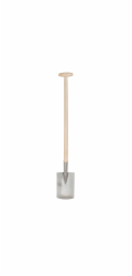 Dámský rýč LUX-TOOLS s podnožkou, rukojeť, 85 cm