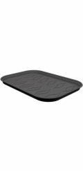 Talířek Elho Seedling Saucer M Green Basics Living Black vyrobený z recyklovaného plastu