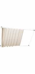 Markýza Caldera s lankem 270 cm x 140 cm, slonovinová
