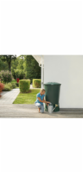 Dešťový sud Garantia kulatý 510 l zelený