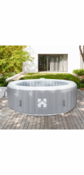 Home Deluxe Whirlpool Splash O 208 cm x 65 cm kulatá šedá