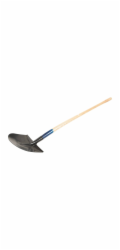 Lopata LUX-TOOLS Frankfurt se zvýšeným ostřím, černě lakovaná, 130 cm