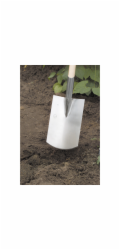 LUX-TOOLS Zahradní rýč s podnožkou, délka 85 cm