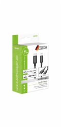 Synchronizační a nabíjecí kabel Schwaiger® Apple Lightning, černý, 2 m