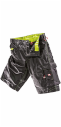 Pracovní kraťasy Bullstar Ultra Black-Lime, velikost 48