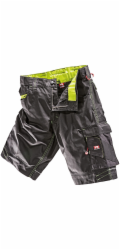 Pracovní kraťasy Bullstar Ultra Black-Lime, velikost 58