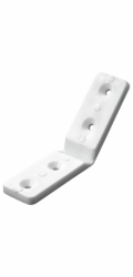Rohová spojka Hettich 20 mm x 90 mm plastová bílá 1 kus