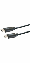 Synchronizační a nabíjecí kabel Schwaiger® typu USB C, černý, 0,5 m