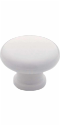Knoflík 0385, plast bílý