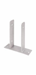 Nerezový podpěrný sloupek ve tvaru U k přišroubování, Š 71 mm x V 200 mm