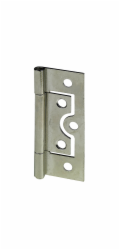 Závěs Hettich pro lamelové dveře 75 mm x 32 mm, poniklovaná ocel, 2 kusy