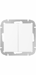 Přepínač elektrotechnického materiálu Finnja White - Matt