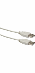Schwaiger USB 2.0 propojovací kabel 1,5 m světle šedý
