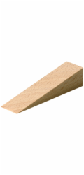 Dřevěný klín, buk, surový, 14 mm x 18 mm x 65 mm, certifikace FSC®