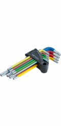 LUX-TOOLS Profesionální 9dílná sada imbusových klíčů TX10 - TX50