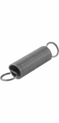 Tažná pružina Suki, pružinová ocel, 5,7 mm x 59,2 mm x 0,63 mm