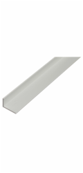 Úhlový profil s nerovnými nohami, hliník, 10 mm x 15 mm x 2000 mm, stříbrný