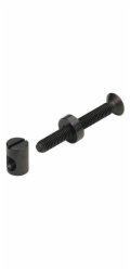 Spojovací kování Hettich s objímkou M6 x 50 mm, černěná ocel, 8 kusů