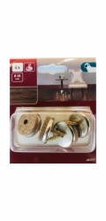 Parketové kluzáky se šroubem, O 28 mm, 4 kusy