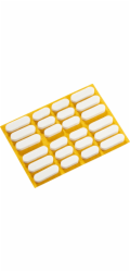 Univerzální sada tlumičů Extra Soft 24dílná bílá