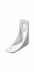 Plastový úhlový držák Hettich 16 mm x 40 mm x 40 mm bílý 1 kus