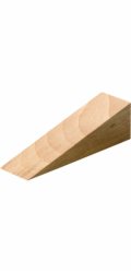Dřevěný klín, buk, surový, 24 mm x 29 mm x 90 mm, certifikace FSC®