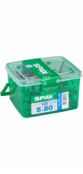 Vrut Spax se zapuštěnou hlavou do terasy T-Star plus drive O 5 mm x 80 mm 125 kusů