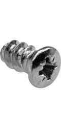 Eurošroub Hettich, plochá hlava PZ, křížová drážka, O 6,3 x 11 mm, ocel, pozinkovaná, 20 kusů