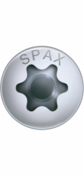 Univerzální šroub Spax s kulatou hlavou T-Star plus drive O 4 mm x 16 mm 100 kusů