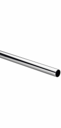 Kulatá šatní tyč Hettich O 25 mm x 2000 mm, chromovaná ocel