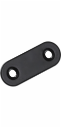 Spojovací deska Hettich 15 mm x 40 mm ocel, práškově lakovaná černá, 1 kus