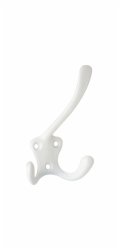 Háček 1131, kovový bílý