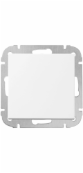 Tlačítko pro elektrotechnický materiál Finnja White Matt