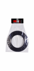 Rozeta pro kamna Firefix 150 mm černá