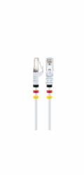 Schwaiger® síťový kabel CAT7 S/FTP včetně 3 barevných klipů - bílý 2,5 m